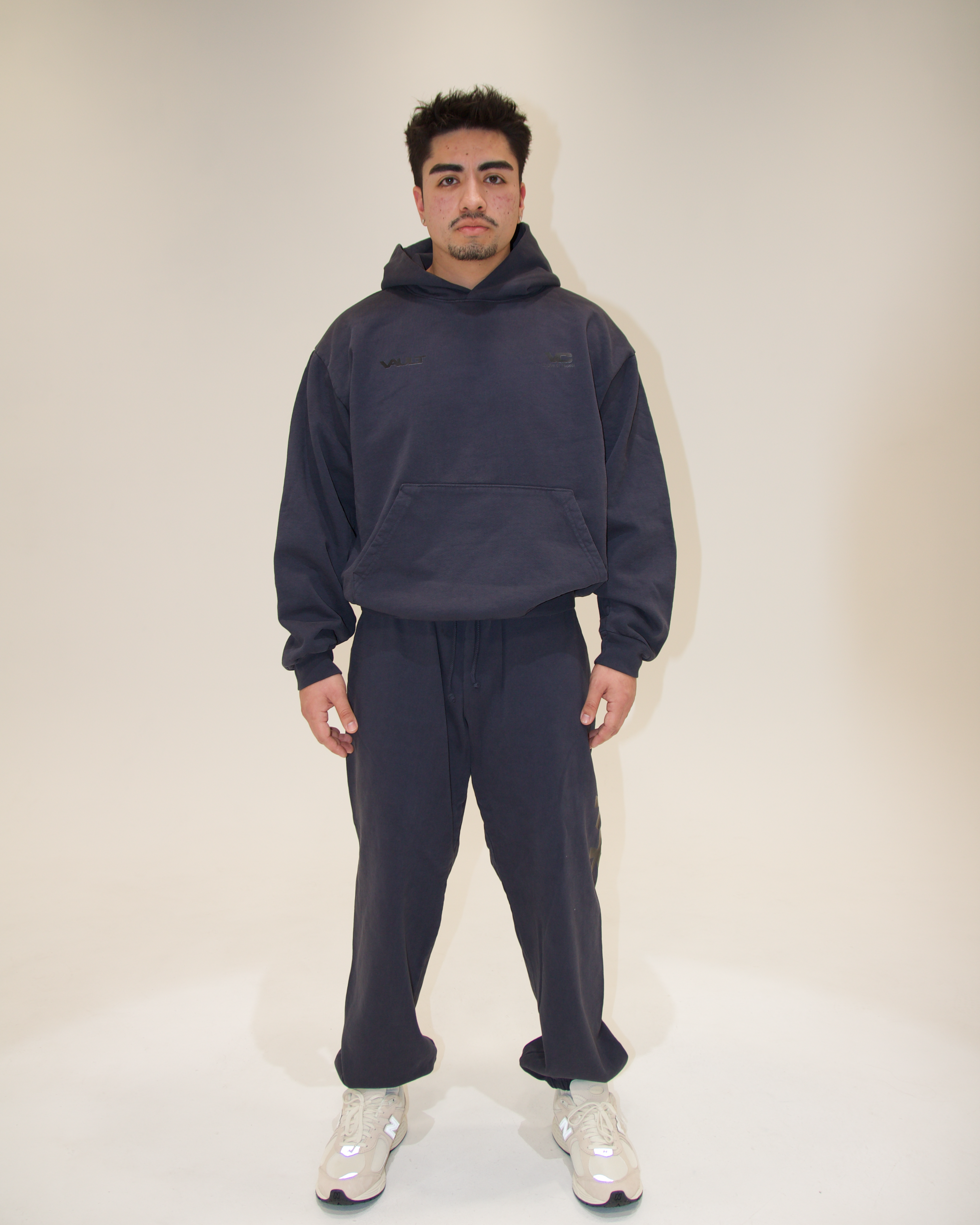 THE DISCONNECT HOODIE - DOLPHIN BLUE