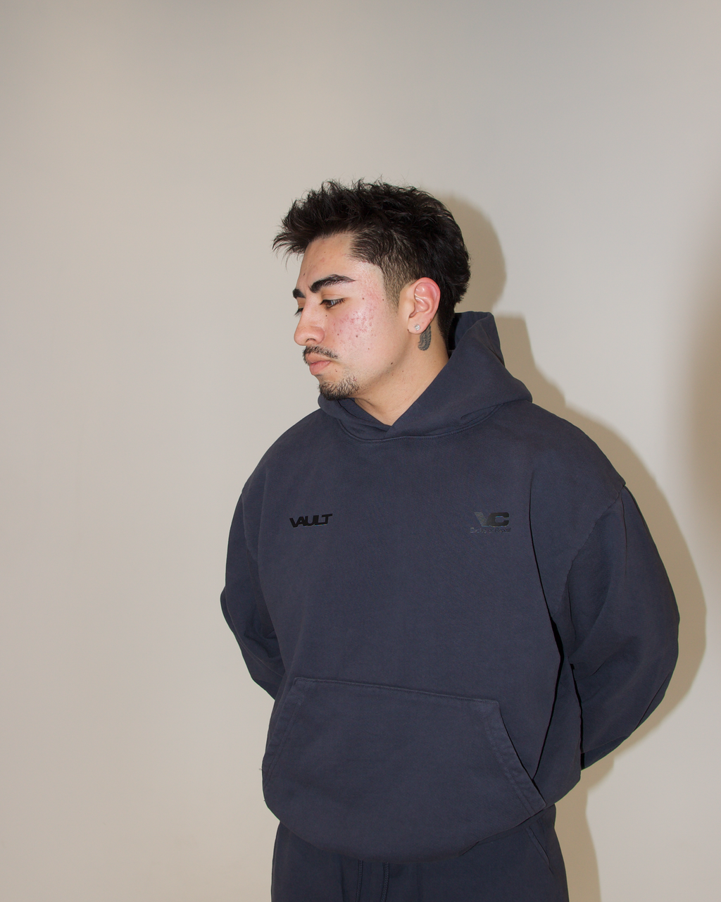 THE DISCONNECT HOODIE - DOLPHIN BLUE