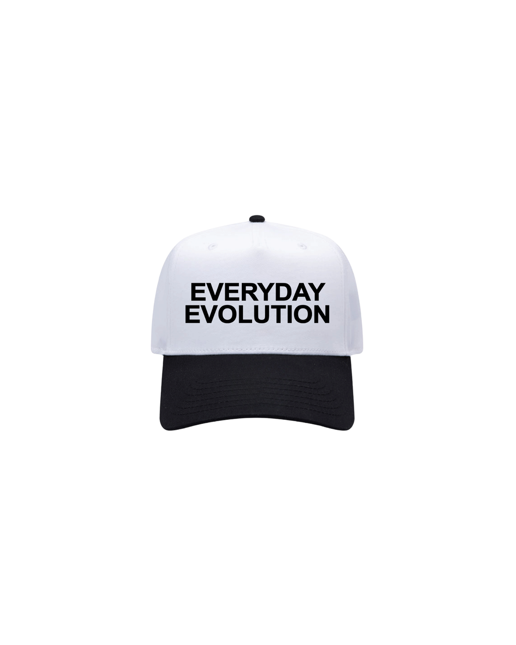 EVERYDAY EVOLUTION HAT - BLACK/WHITE