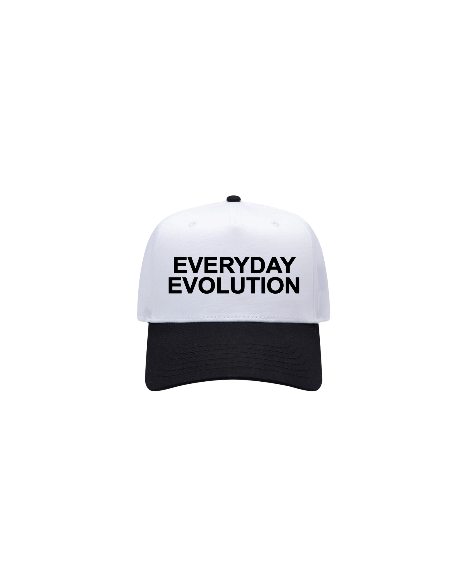 EVERYDAY EVOLUTION HAT - BLACK/WHITE