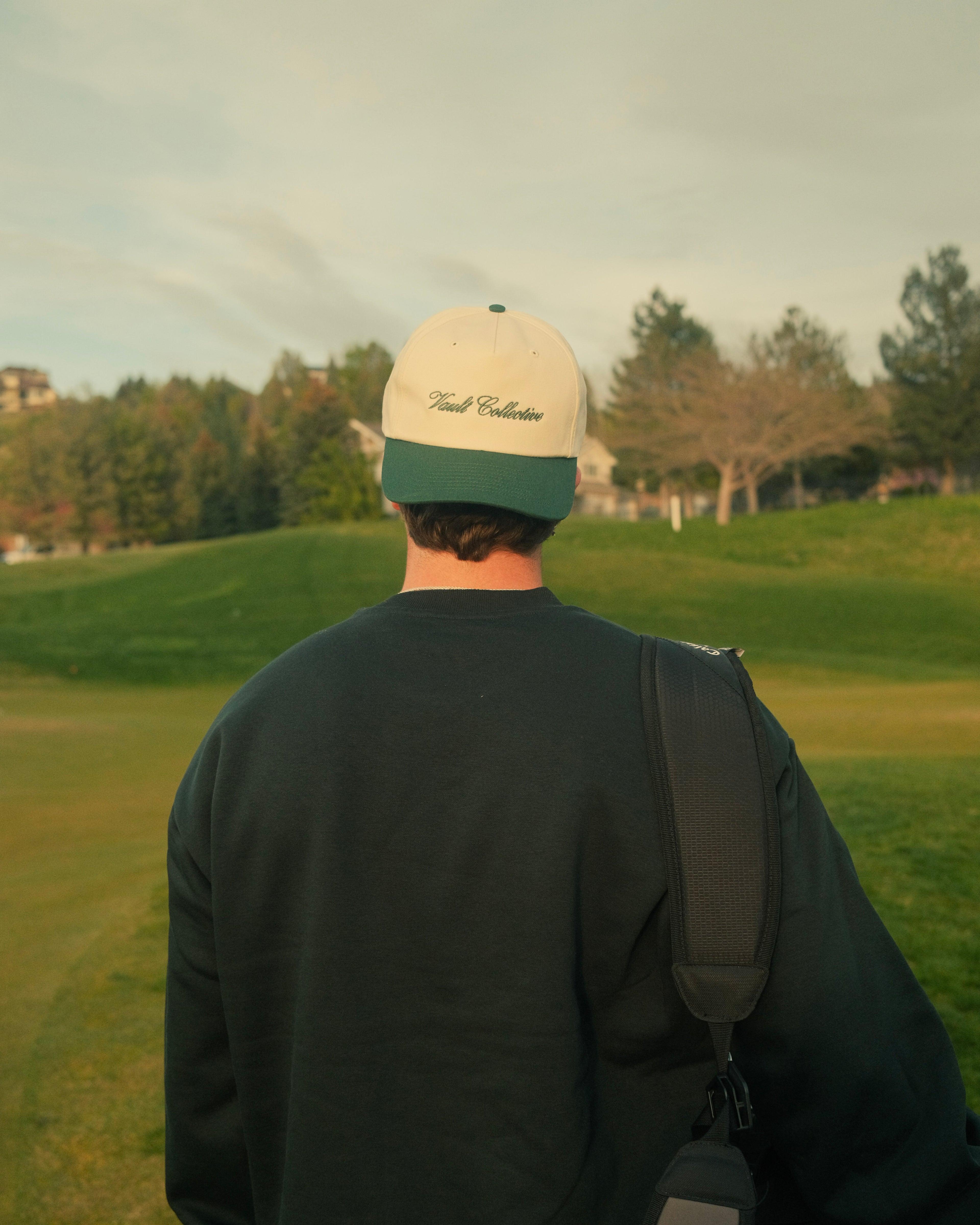 THE CLUBHOUSE HAT - GREEN/CREAM