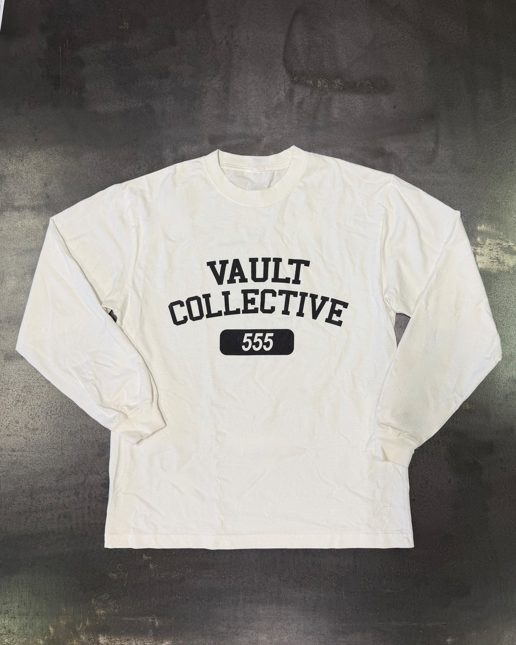 555UMMER LONG SLEEVE TEE - WHITE