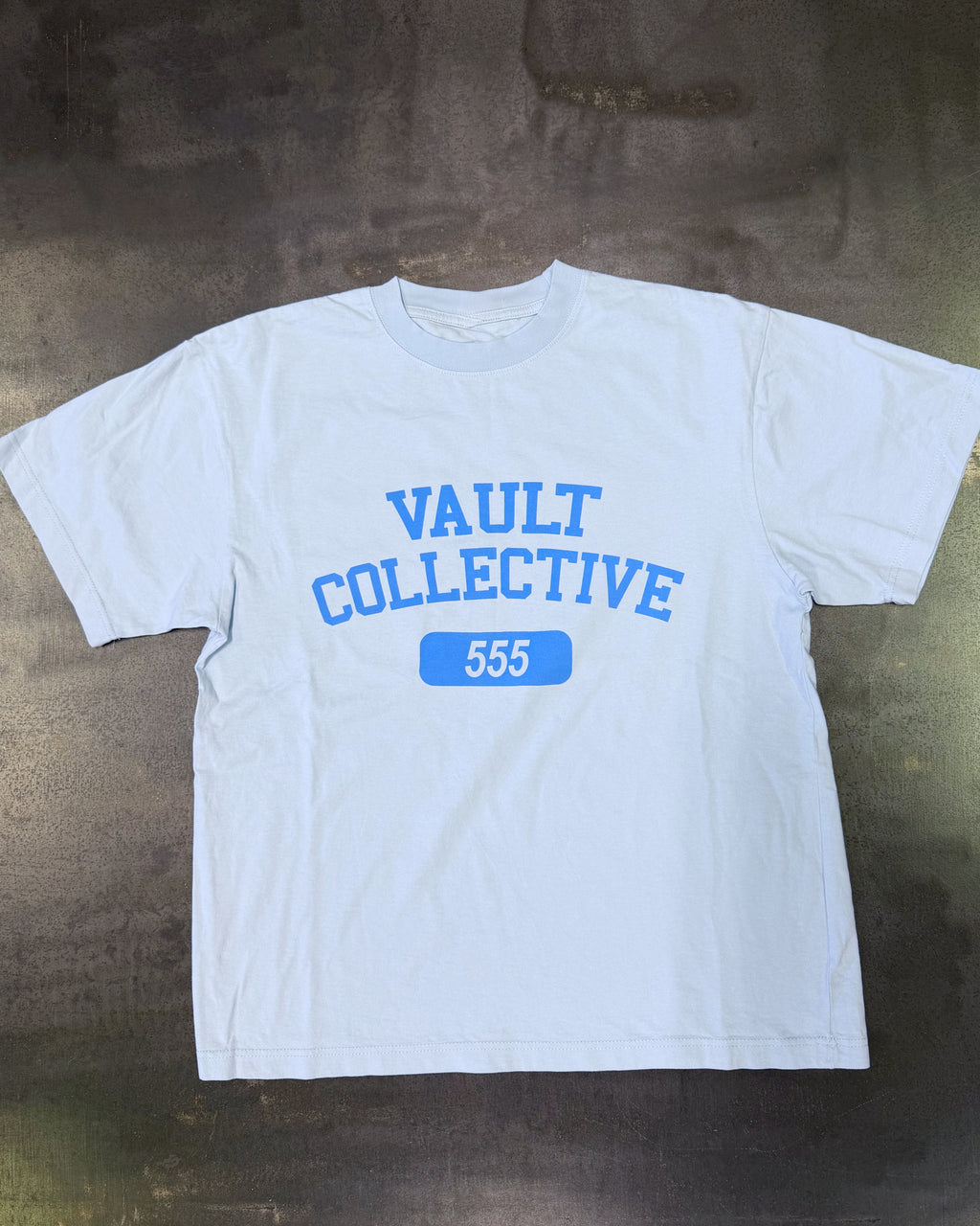 555UMMER TEE - BLUE