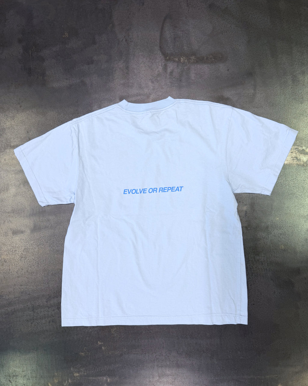 555UMMER TEE - BLUE