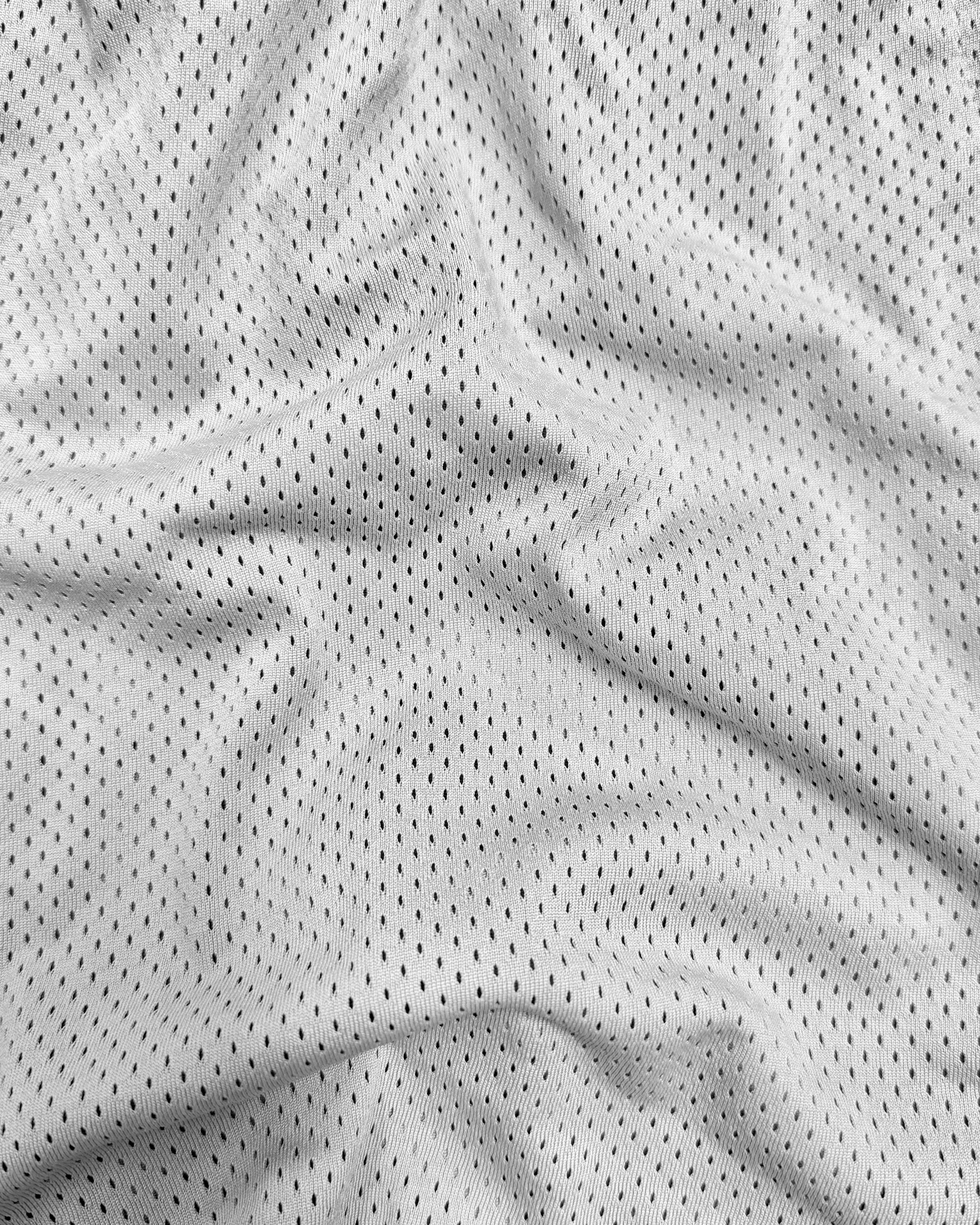 555UMMER MESH SHORT - WHITE