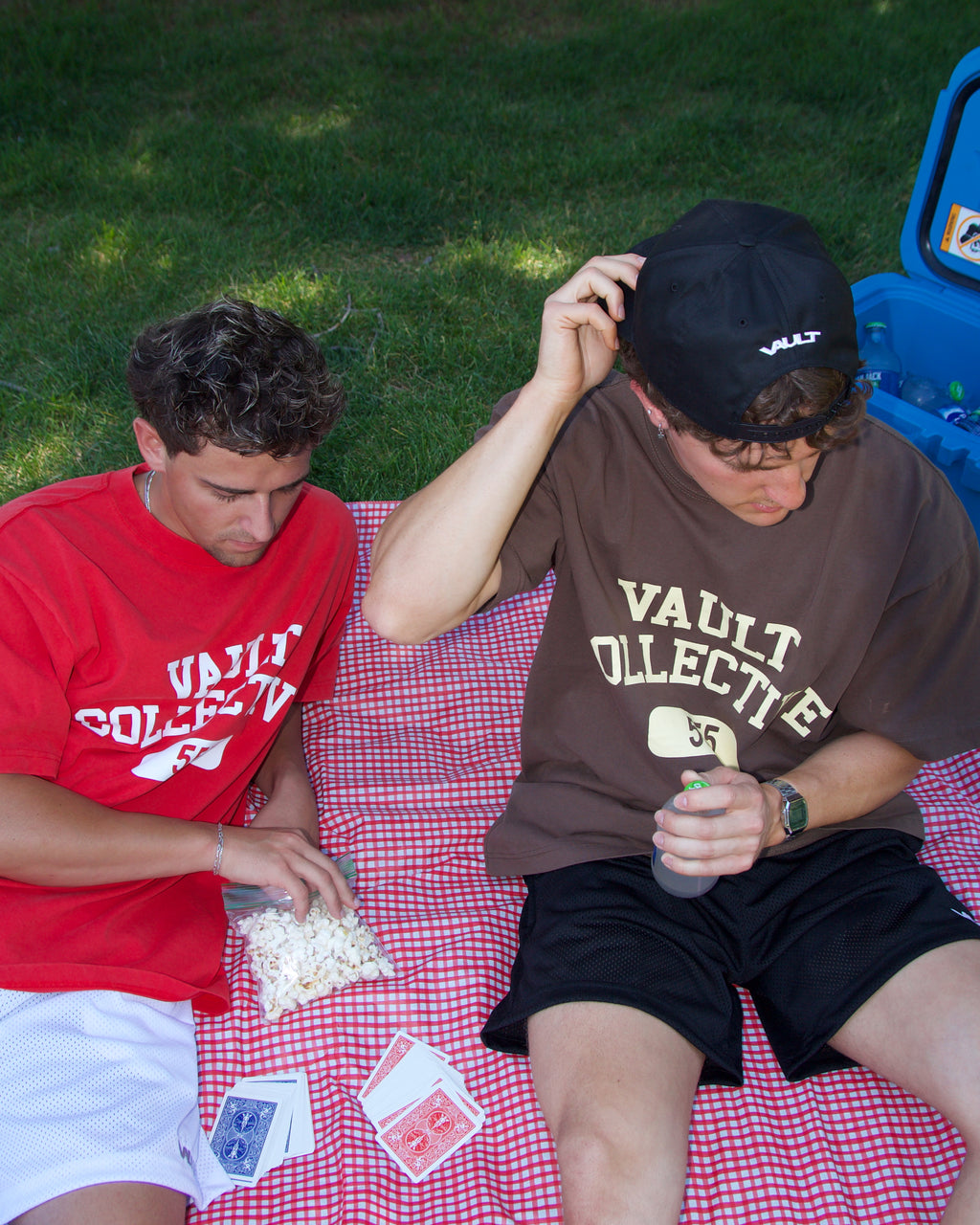 555UMMER TEE - BROWN