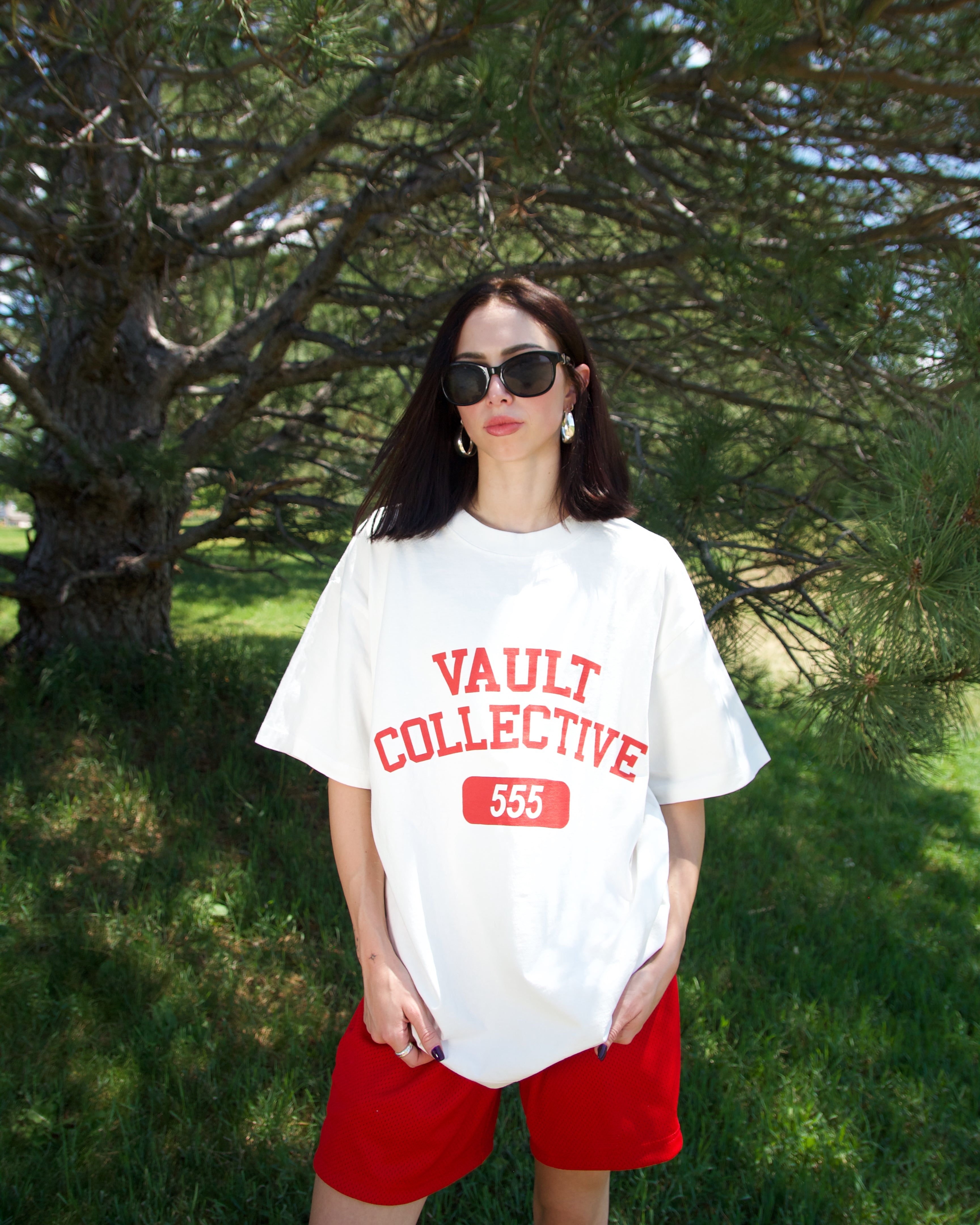 555UMMER TEE - WHITE