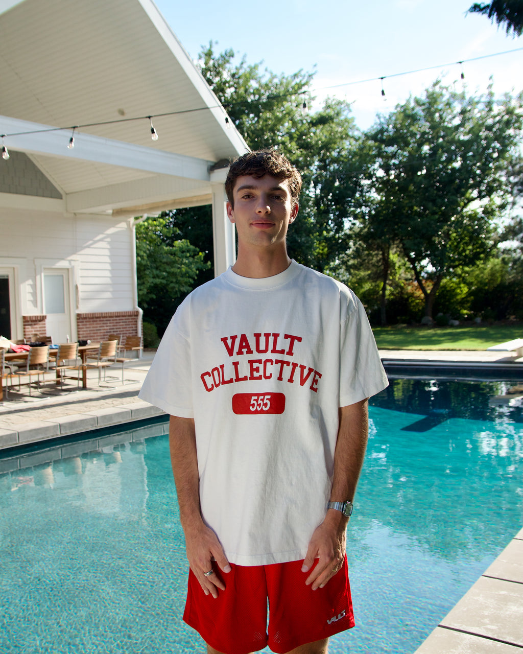 555UMMER TEE - WHITE