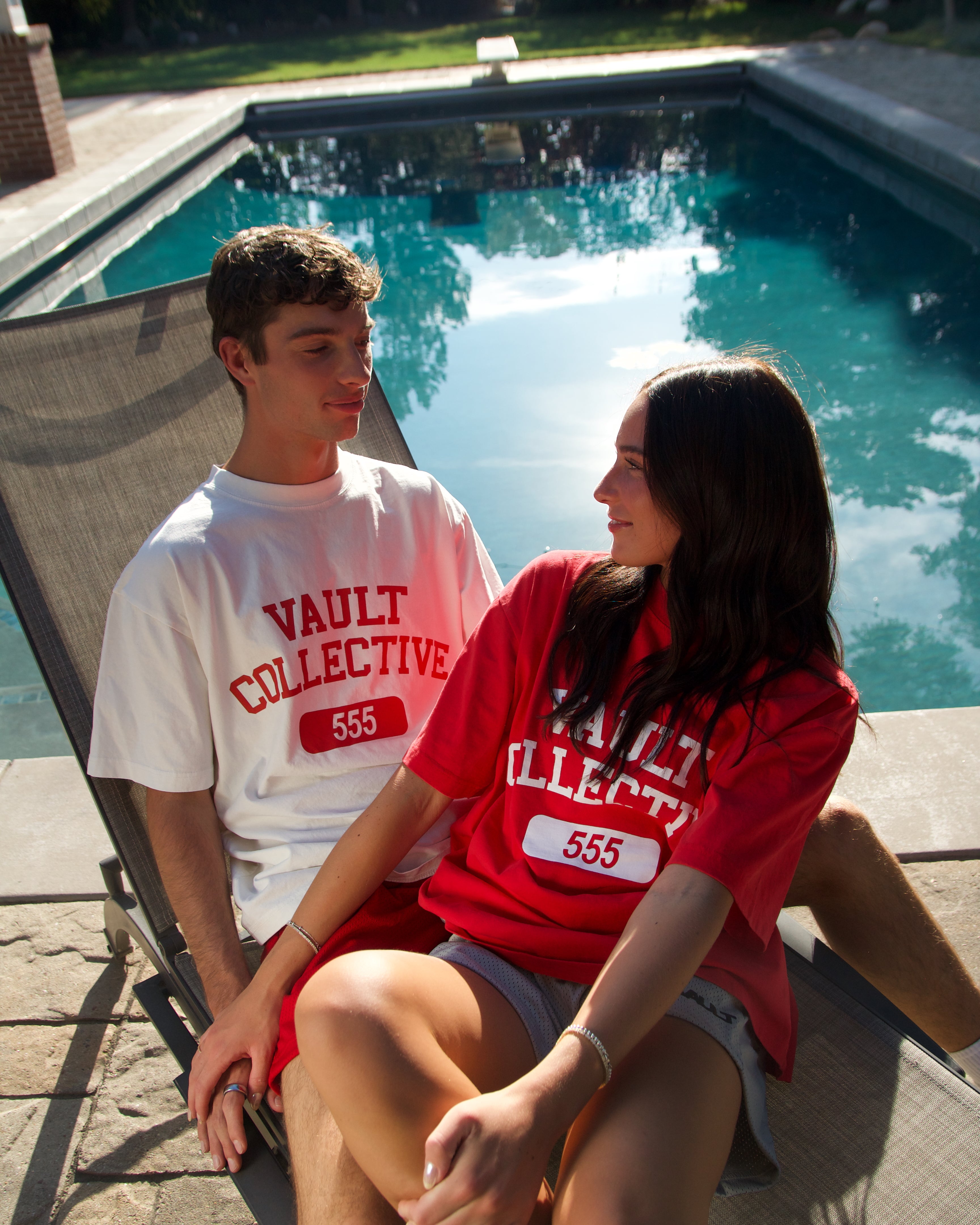 555UMMER TEE - RED