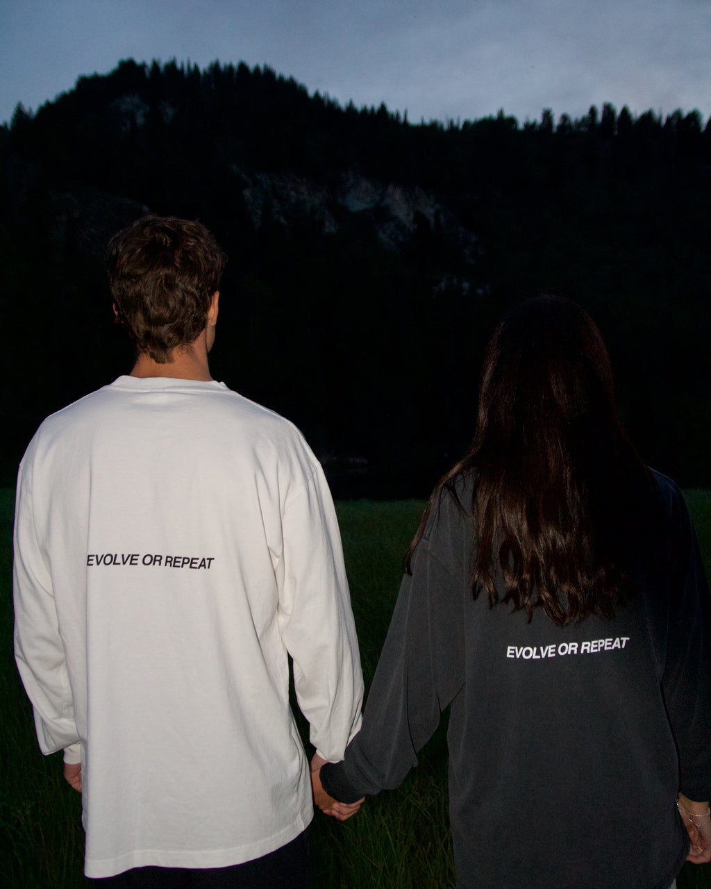 555UMMER LONG SLEEVE TEE - WHITE