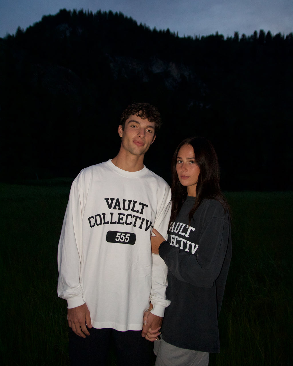 555UMMER LONG SLEEVE TEE - WHITE