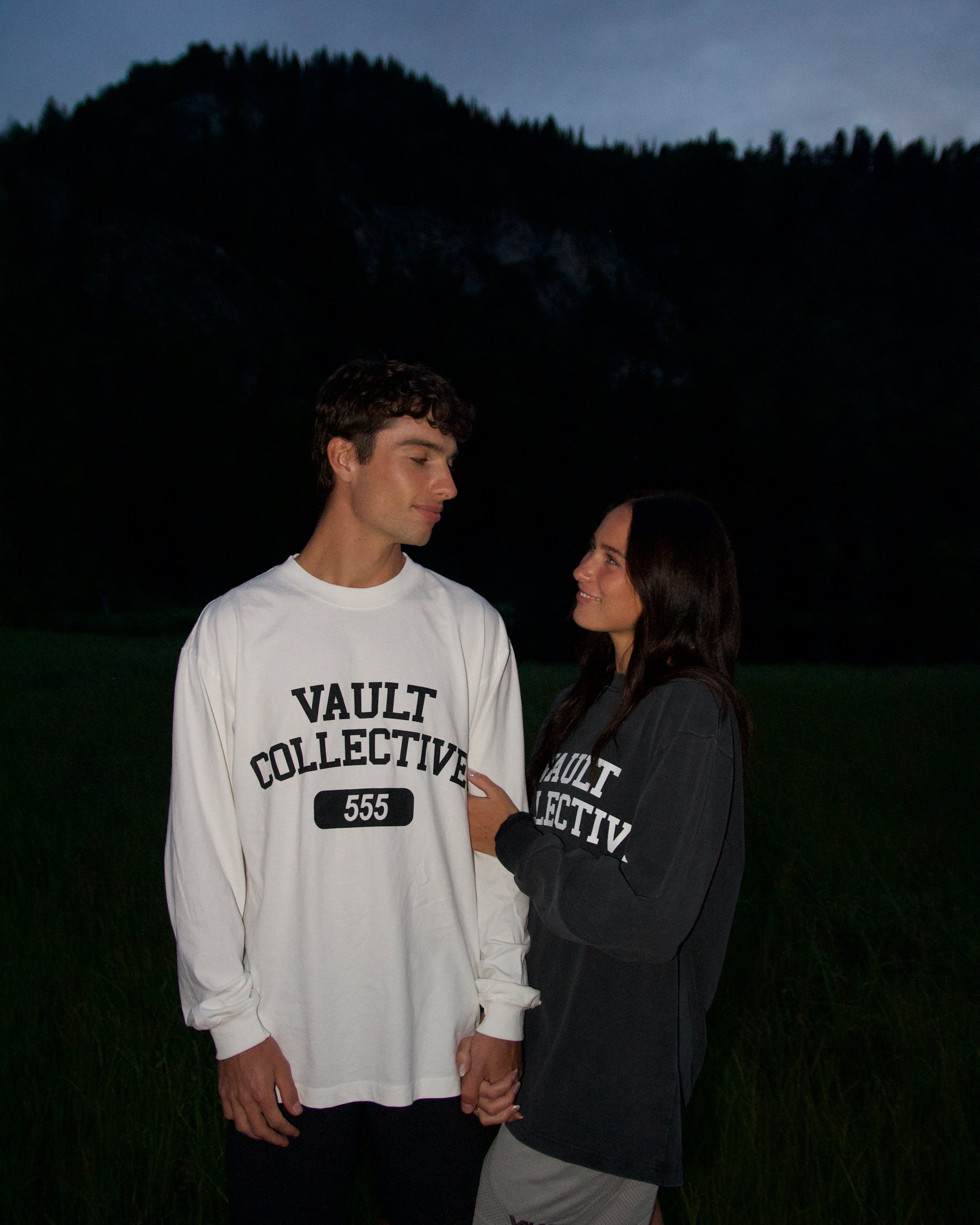 555UMMER LONG SLEEVE TEE - VINTAGE BLACK